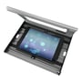 Tættere visning af Vogels PTS 2010 Universal Tablock, der viser en tablet monteret i holderen.