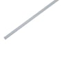 Ansell Lighting hvid påbygningsprofil i aluminium, 2 meter lang, med dimensioner 8x17,1 mm og indvendig bredde på 12,3 mm.