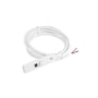 SG Armaturen Slimline PIR-sensor i hvid, der er designet til automatisk lysstyring i Slimline-serien.