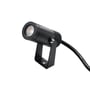 SG Armaturen Hovden Micro havespot i grafitfarvet aluminium med 4W LED og 36° spredningsvinkel, monteret på beslag med kabel.
