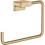 Hansgrohe AddStoris håndklædering i børstet bronze, lavet af metal til vægmontering.