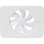 Fresh Intellivent Celsius hvid ventilator med 152mm diameter og 202mm bredde, fremstillet af ABS-plast.