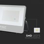 Nærbillede af V-TAC 200W LED projektør, med en udvidet visning af SMD LED'er og den integrerede driver.