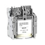 Schneider Electric spole MN 24VAC til NSX100-630, set fra siden med etiket der viser 220-240V/50-60Hz og 10 VA.