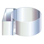 MetalbestoS Multi50, vægforankring til lodrette rør, til 5" (Ø130/230 mm) skorsten, blank – Kierulff