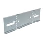 Legrand P31 endestykke i pregalvaniseret stål til 60x100 mm kabelbakke med monteringshuller og slidser.