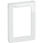 LK FUGA – Pure design ramme, 1½ modul, hvid (glas)