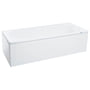 Ifö Caribia badekar i hvid emaljeret stålplade, fritstående model uden front og gavl, måler 1695x700x525-550 mm.