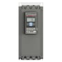 ABB PSE370-600-70-1 softstarter til 200 kW motorer med 370 A strøm og 400 V, viser digitalt display med indstillinger.