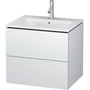 Duravit L-Cube vaskeskab, 2 skuffer, 62 cm, hvid (mat)