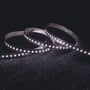 Ansell Lighting P-Cell RGBW LED strip med 240 LED/m og 20W/m, vist på mørk baggrund med glitrende effekt.