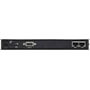 Bagsiden af ATEN CE604-systemforlængerens enhed viser strømindgang, RS-232-port, firmwarekontakt og MAIN- og SUB-porte.