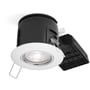 Nordtronic – Easy Install indbygningsspot 230V (rund), inkl. LED-pære (Energetic / CRI>80 / 4,8W / 345 lm / 2700K / 36° / F / ikke dæmpbar), hvid (mat)