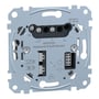 Merten relæafbryder indsats MEG5151 med elektronisk MOSFET, viser skrueterminaler og stikforbindelser, designet til vægmontering.