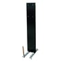 MEFA Easy Mounting kit med sort monteringsplade og galvaniseret jordspyd samt skinner.