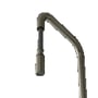 Lavabo Alkymist 788 RS Square køkkenarmatur i bronze set skråt med den udtrækkelige dyse trukket ud.