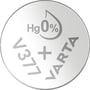 VARTA Silver Coin V377/SR66 batteri, et 1,55V sølvoxid knapcellebatteri mærket med VARTA og V377.