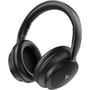 Verbatim TruSound Bluetooth-headsettet set skråt med polstrede ørekopper samt USB-C-port og lydstik synlige.