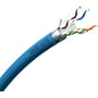 Cat 6A U/UTP netværkskabel halogenfri, Actassi CL-MNC, blå yderkappe, afmålt pr. meter (klippes) – Lauritz Knudsen (udgået)