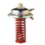 Danfoss AFP differenstrykregulator aktuator med gul fjeder og metalhus, justeringsknap i top.