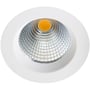 SG Armaturen Jupiter Pro 1500 downlight i hvid med 40 graders lysspredning og en klar reflektor.