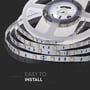 Tættere billede af V-TAC LED strip på spole, der viser dens fleksibilitet og lette installation.