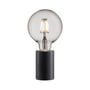 Siv marmor bordlampe, E27, sort - Nordlux