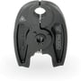 Ridgid pressbakke V28 til RP115 pressmaskine, fremstillet af sort, hærdet stål med Ridgid logo.