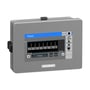 Schneider Electric Pro-face STM6000 HMI-panel med 4.3" touchskærm, der viser en graf over datatrend og driftstilstande.