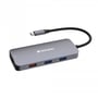 Verbatim USB-C Pro Multiport Hub CMH-09 med fokus på USB 3.2 Gen 2 porte og integreret USB-C kabel.