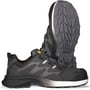Sort Activewear Knox 5100 S3S-sikkerhedssko set fra siden med den mønstrede ydersål vendt frem.