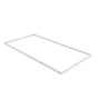 Ansell Lighting indbygningsramme i hvid aluminium til 1200x600 LED-paneler, med en lav profil på 20 mm.