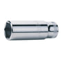 Bahco 1/2" lang 6-kant topnøgle i 22 mm størrelse af højglanspoleret stål med tydelige mærkninger og rillet greb.