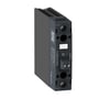 Schneider Electric solid state relæ til DIN-skinne, 20A, 1-faset, med 48-600VAC udgang og 24VDC forsyning.
