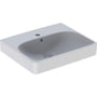 Geberit Smyle Square håndvask, 500 mm x 410 mm, med hanehul, KeraTect