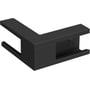 Wibe udvendigt hjørne WGX-S YH til kabelbakker, 120x65 mm, i mat sort RAL9017/30.
