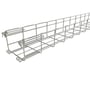 Legrand FC gitterbakke i rustfri 316L stål med Fasclic+ samling, dimensioner 105x150x3000 mm, vist på hvid baggrund.