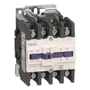 Schneider Electric TeSys D 80A, 4-polet kontaktor med 24V AC spole, vist skråt forfra med synlige terminaler.