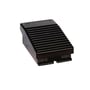 Schneider Electric XPEA110 sort fodpedal med ribbet overflade og positivt tvangsbrud, 1NC+1NO kontakt.