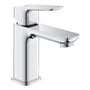 Grohe Cubeo etgrebsbatteri i krom med en 106 mm tud, vist på hvid baggrund.