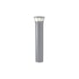 SG Armaturen CircLED Pullert Soft i grå aluminium med 220mm diameter og 900mm højde, oplyst med 16W 3000K LED.