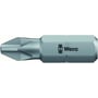Wera 851/1 Z PH0-25mm bit med 1/4" sekskantstilslutning og PH0-spids, vist i grålig metal.
