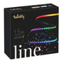 Twinkly Line lightstrip, 1,5 m starter kit, Color (RGB), sort strip, Bluetooth/WiFi