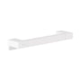 Hansgrohe AddStoris badekargreb i mat hvid metal, 348 mm lang med rene, moderne linjer på hvid baggrund.