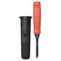 Hultafors stemmejern EDC med 10mm klinge og orange skæfte, vist sammen med en sort beskyttelsesskede.