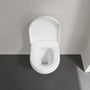 Villeroy & Boch Arch toilet set ovenfra med sæde og låg slået op, så den hvide kumme er synlig.