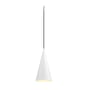 SLV Magico 20 pendel i mat hvid med E27 fatning, enkel og elegant kegleformet lampe til indendørs brug.