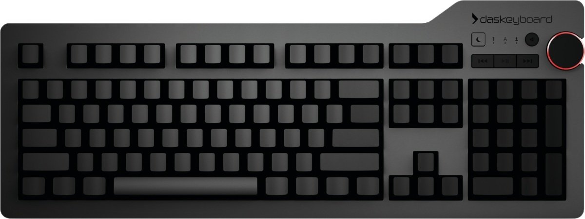 mudder kompliceret backup Das Keyboard 4 Ultimate - Mekanisk tastatur uden tegn på tasterne med  Cherrys MX Blå stik ‒ WATTOO.DK