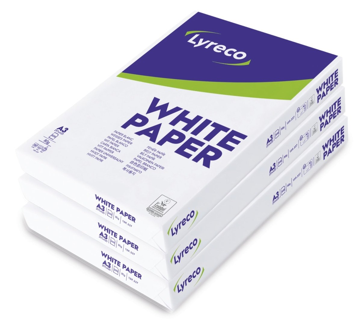 Printerpapir, A3, 80 kasse med 3 ark (881880379) billigt! ‒