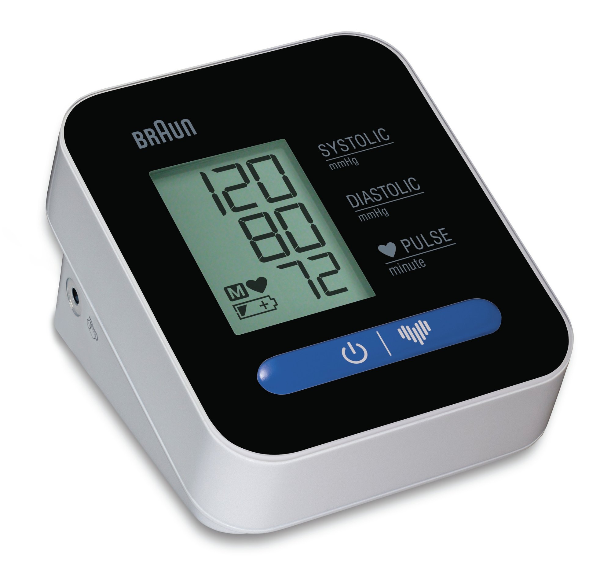Brugervenlig og kompakt blodtryksmåler MANUEL indtastning af data Braun Heart" WATTOO.DK